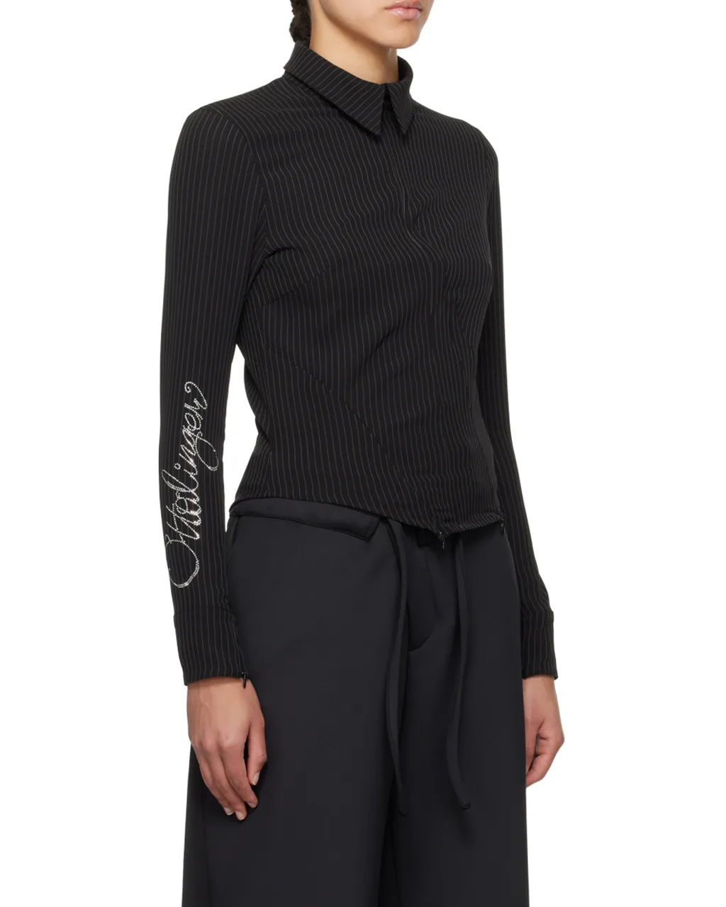 Striped Zipper Shirt