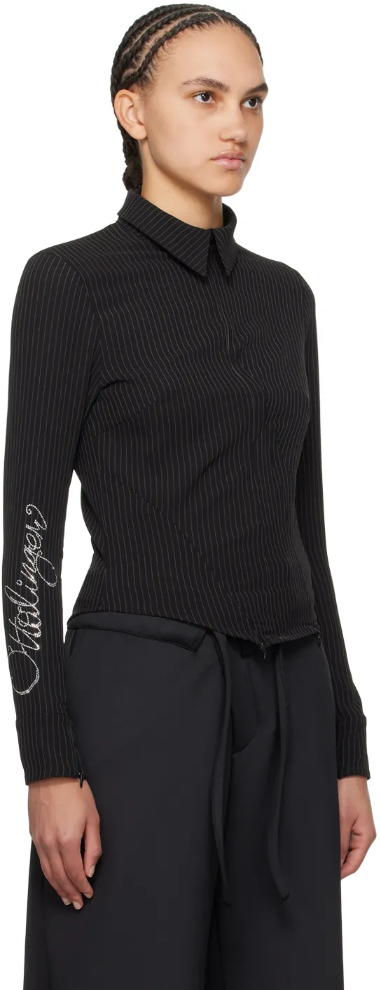 Striped Zipper Shirt
