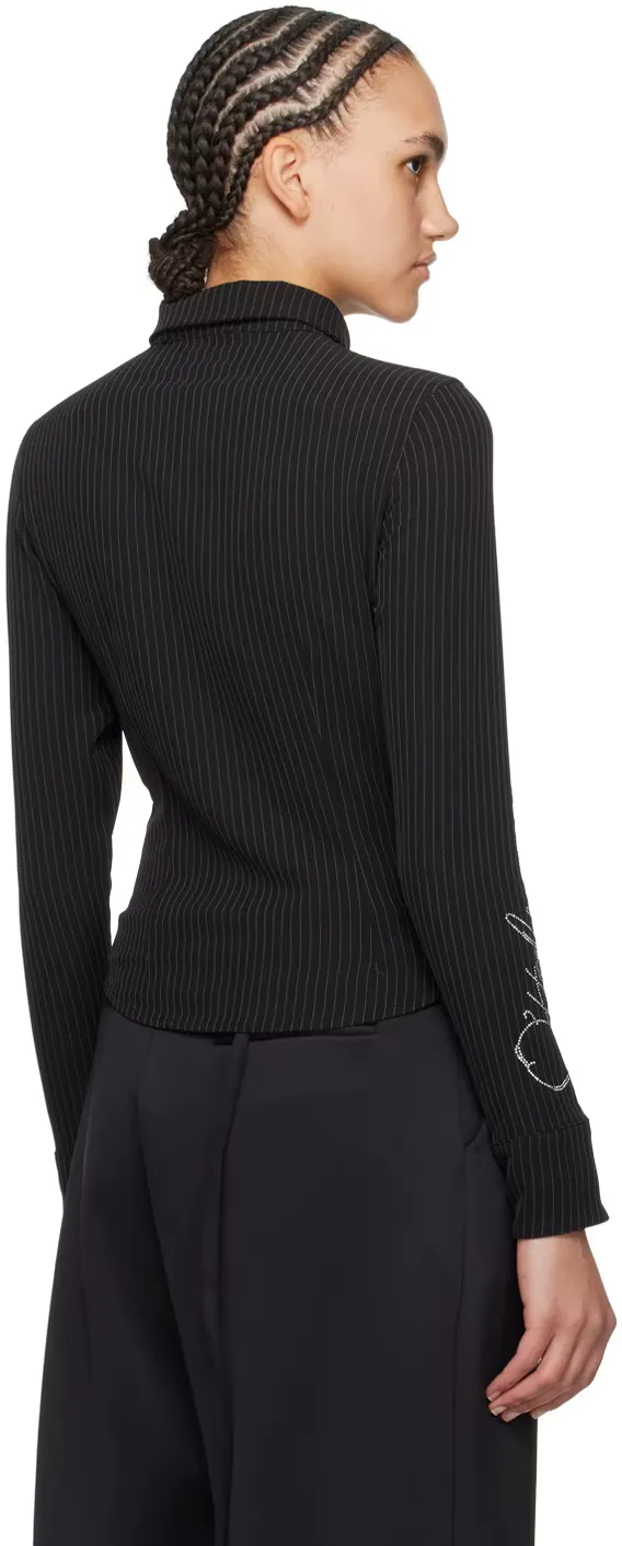 Striped Zipper Shirt
