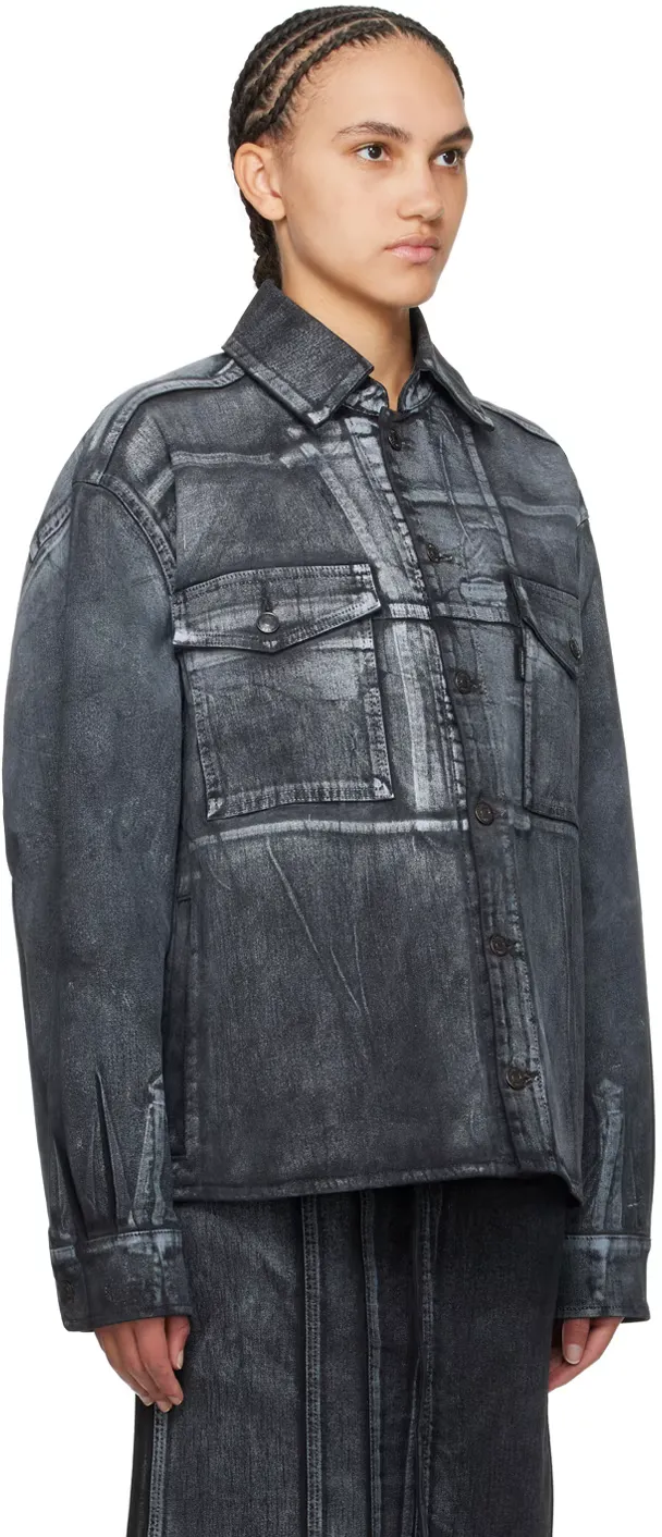 Printed Denim Jacket