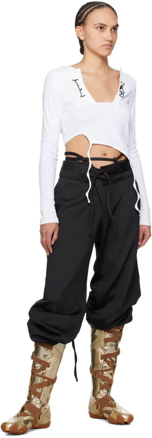 Asymmetrical Long-Sleeved T-Shirt