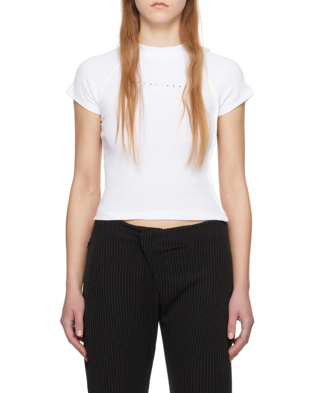 Deconstructed Ribbed T-Shirt