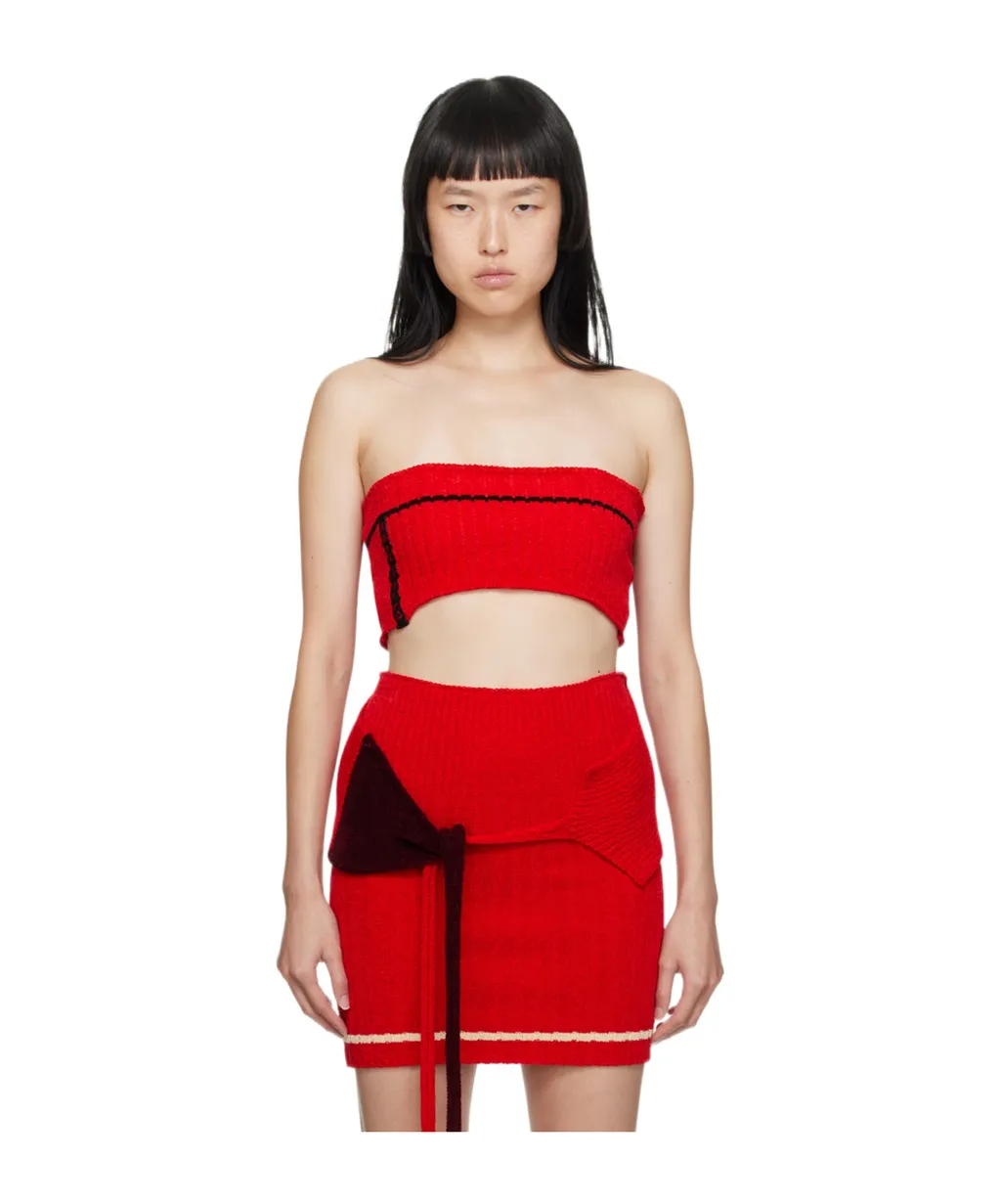 Logo Tube Top Vest