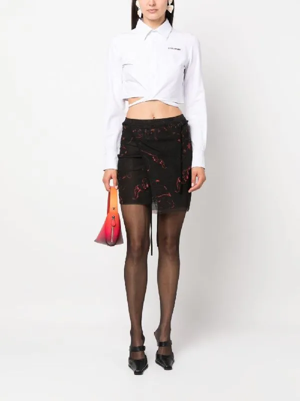 Long Sleeve Cropped Shirt