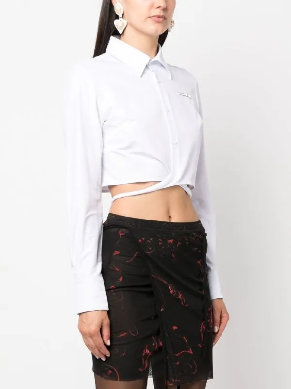 Long Sleeve Cropped Shirt