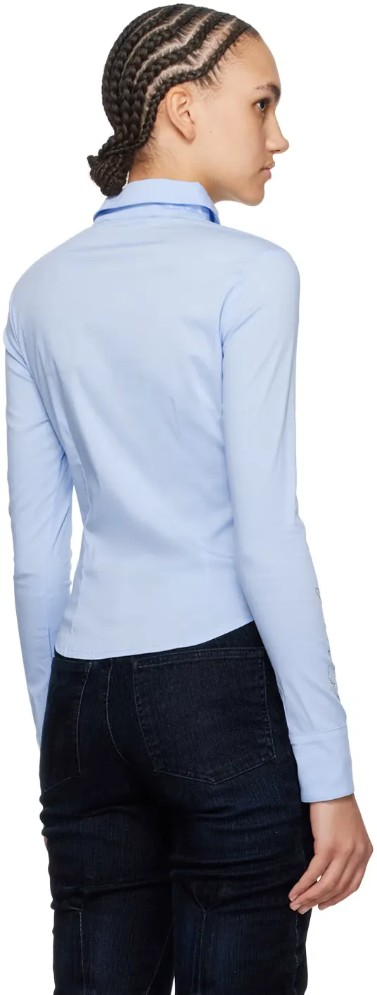 Logo-Embellished Asymmetric Shirt
