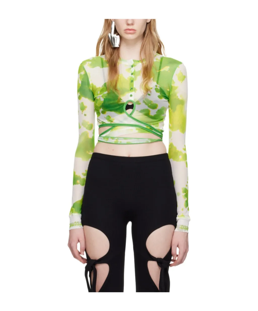 Round Collar And Long-Sleeved T-Shirt