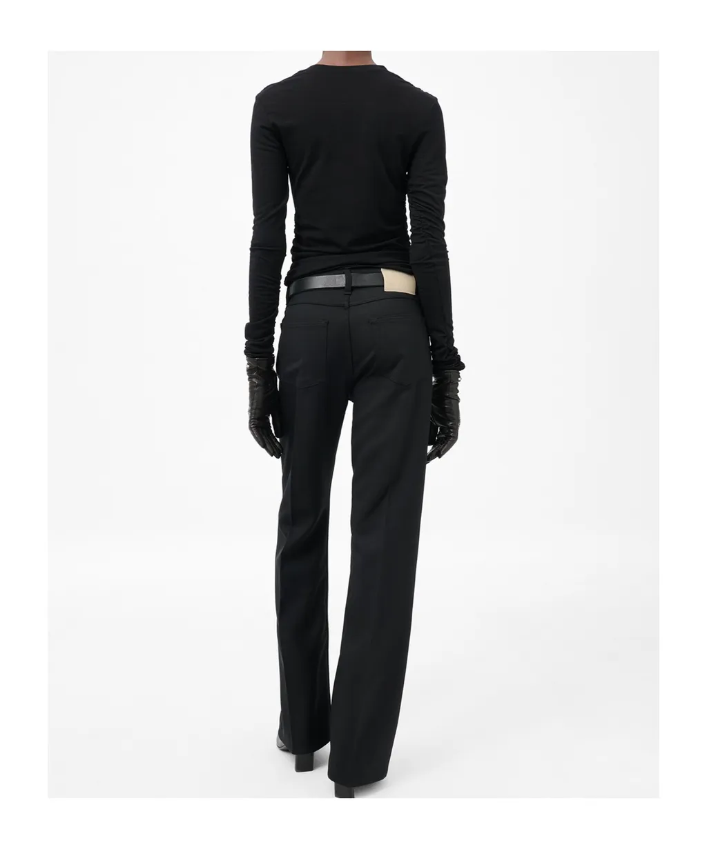 Structured Boot Cut Pants
