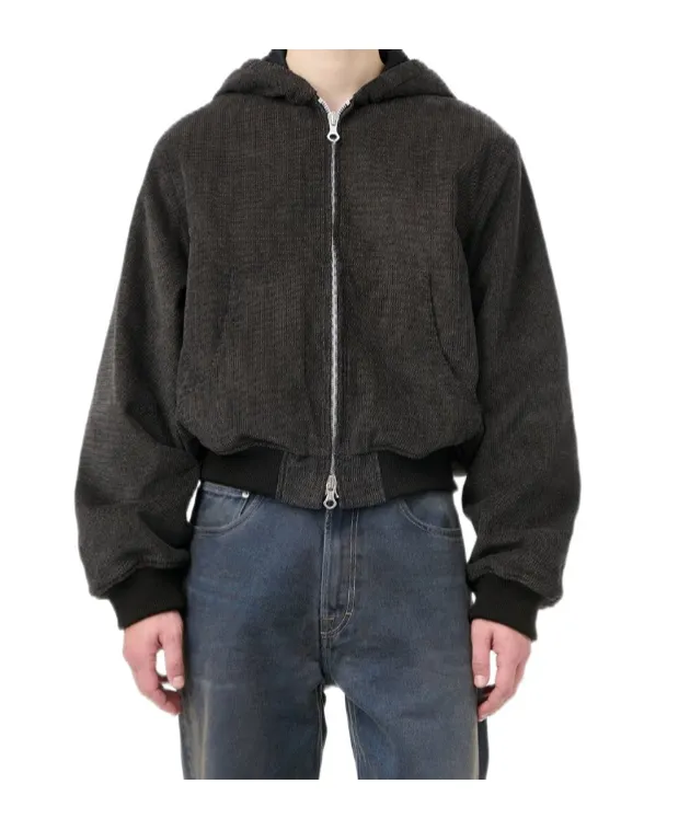 Long-Sleeved Zip-Up Hoodie