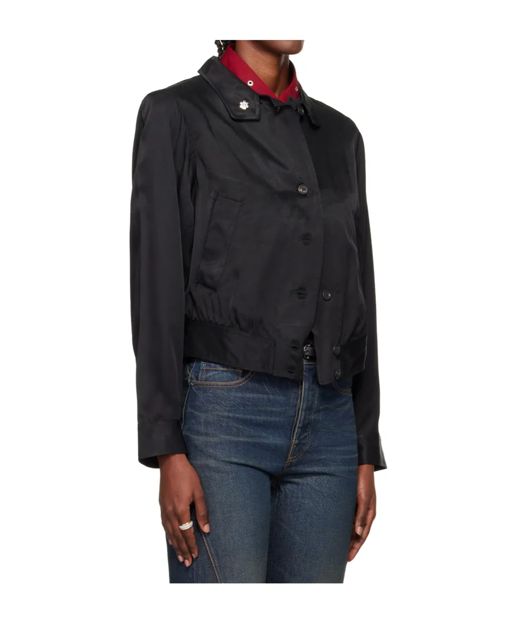 Twill Cropped Jacket