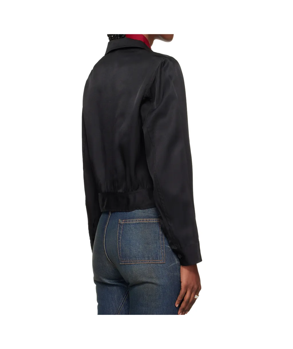Twill Cropped Jacket