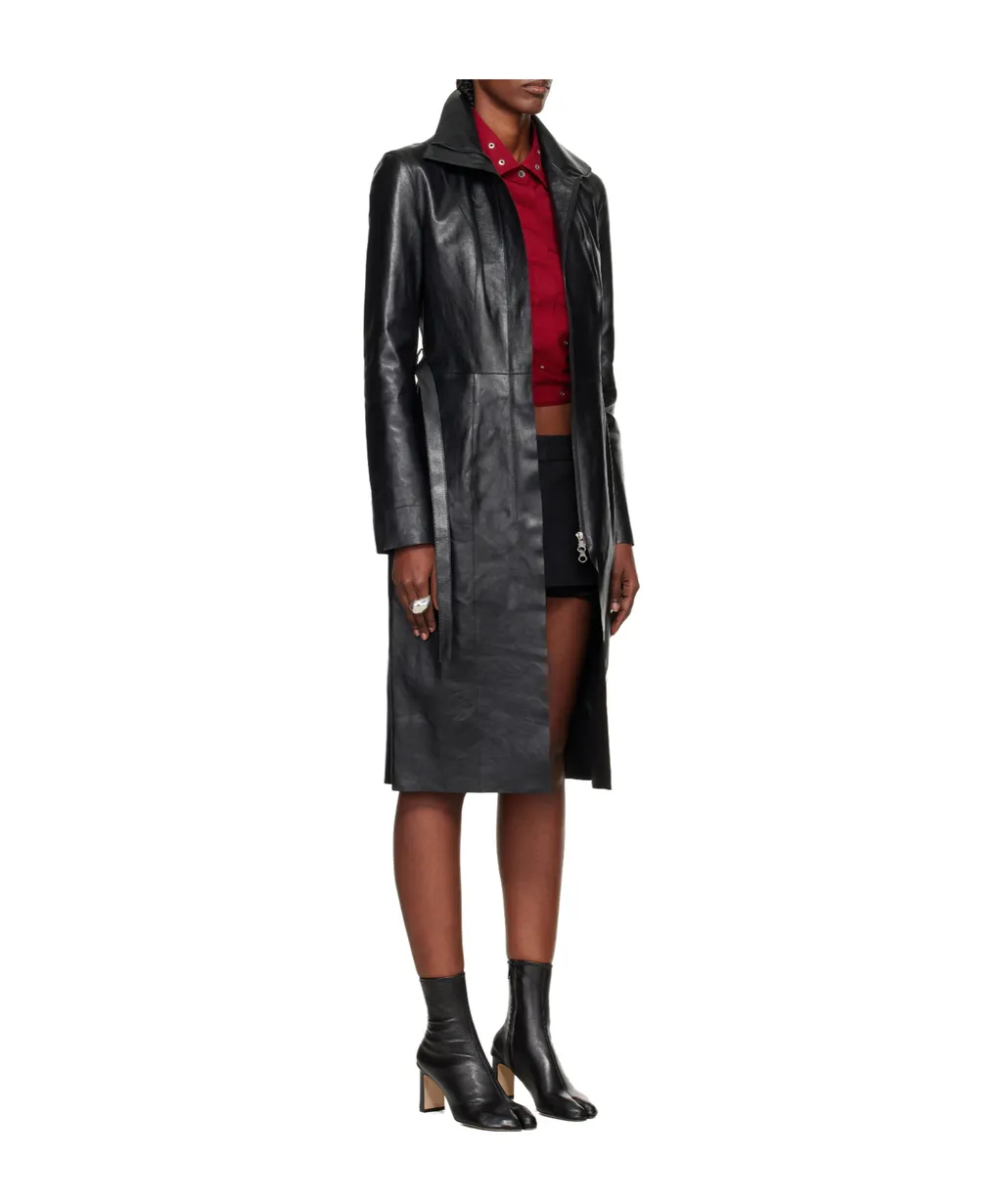 Concealed Calfskin Coat