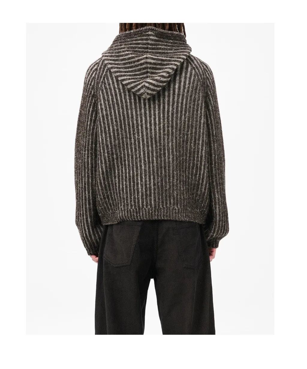 Level Hooded Cardigan