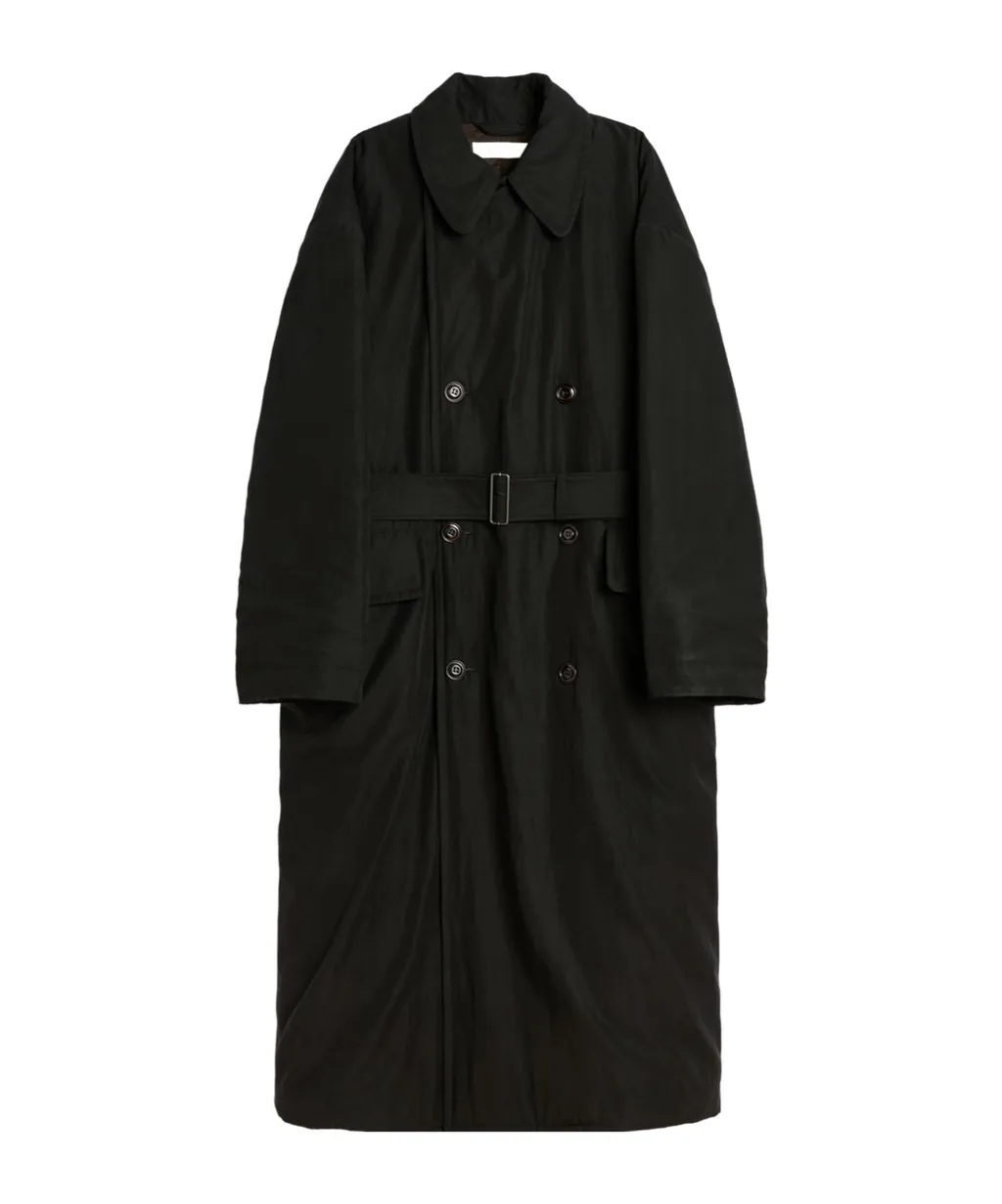 Belted Double-Breasted Coat