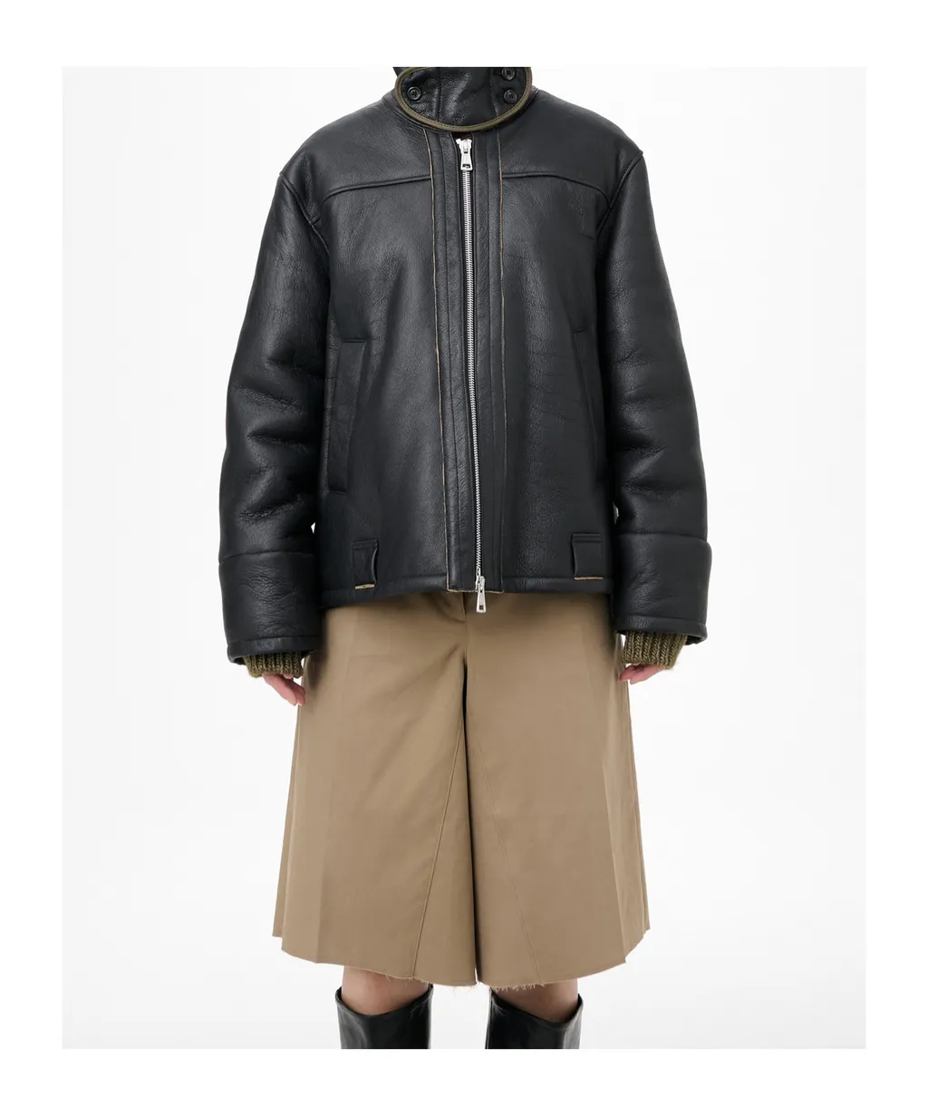 Hooded Shearling Jacket