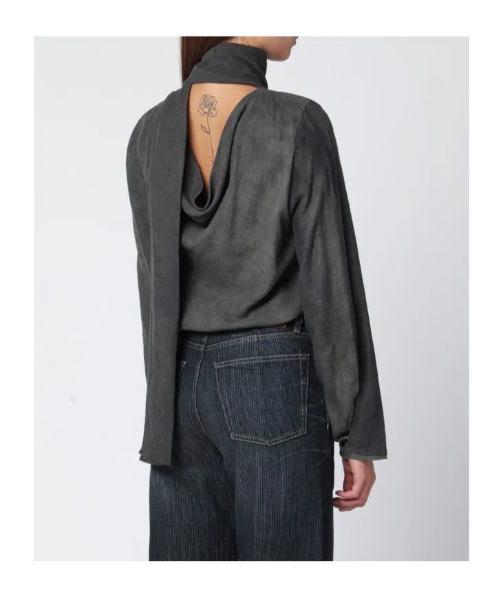 Cotton And Wool Blouse