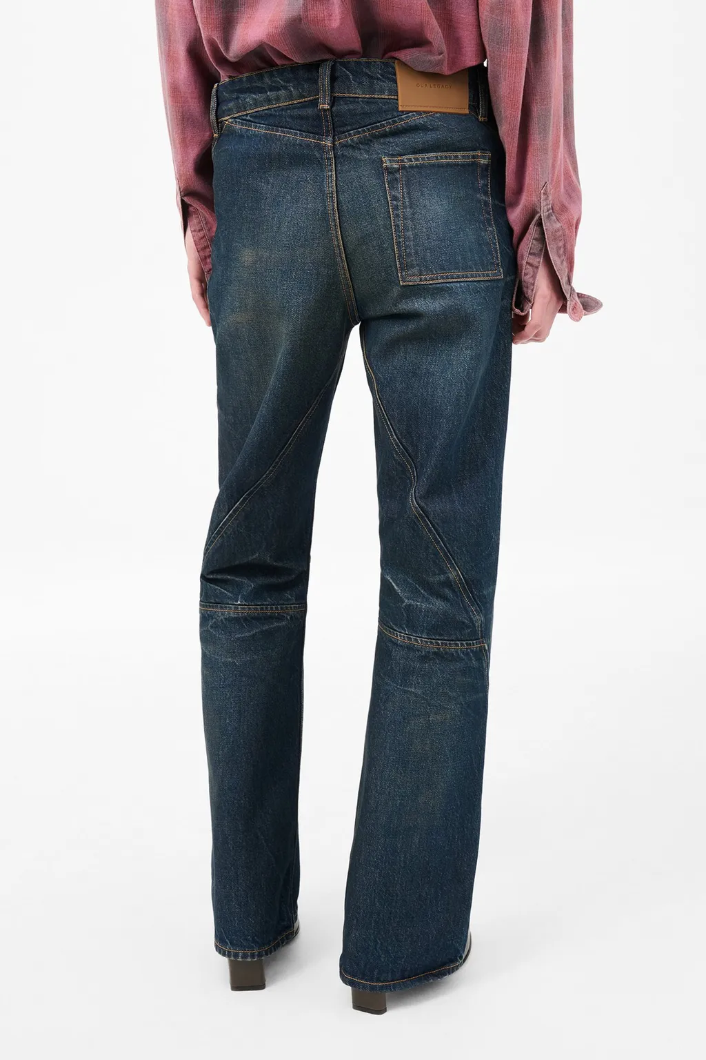 Belt Loop Denim Trousers