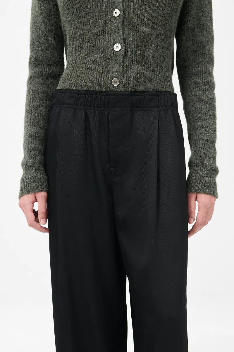Straight-Leg Tailored Trousers