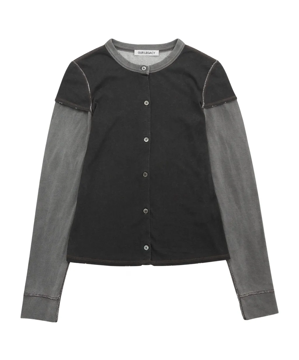 Layered Long-Sleeved Sweatshirt