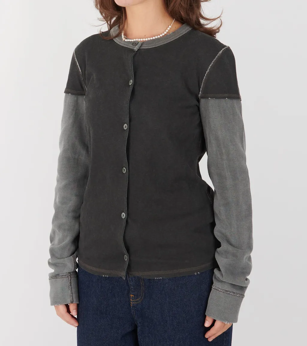 Layered Long-Sleeved Sweatshirt