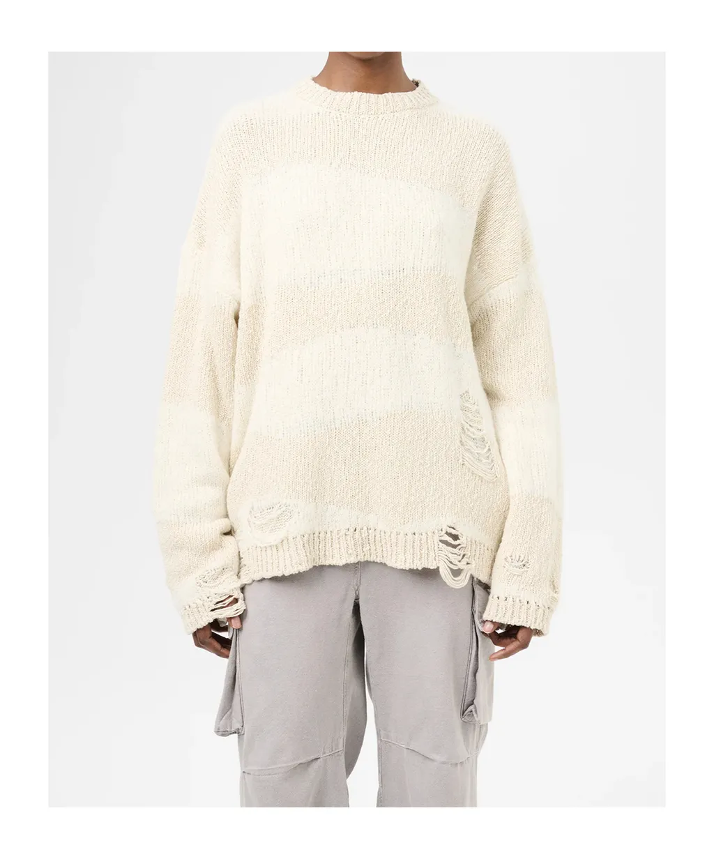 Popover Roundneck Distressed Jumper
