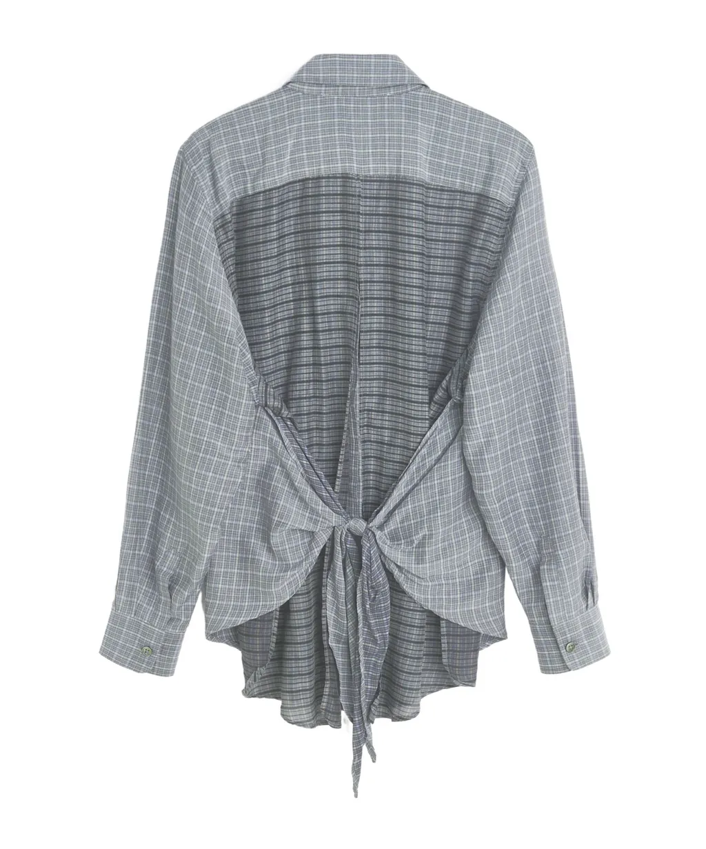 Apron Checked Shirt