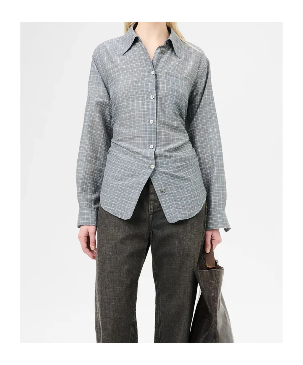 Apron Checked Shirt