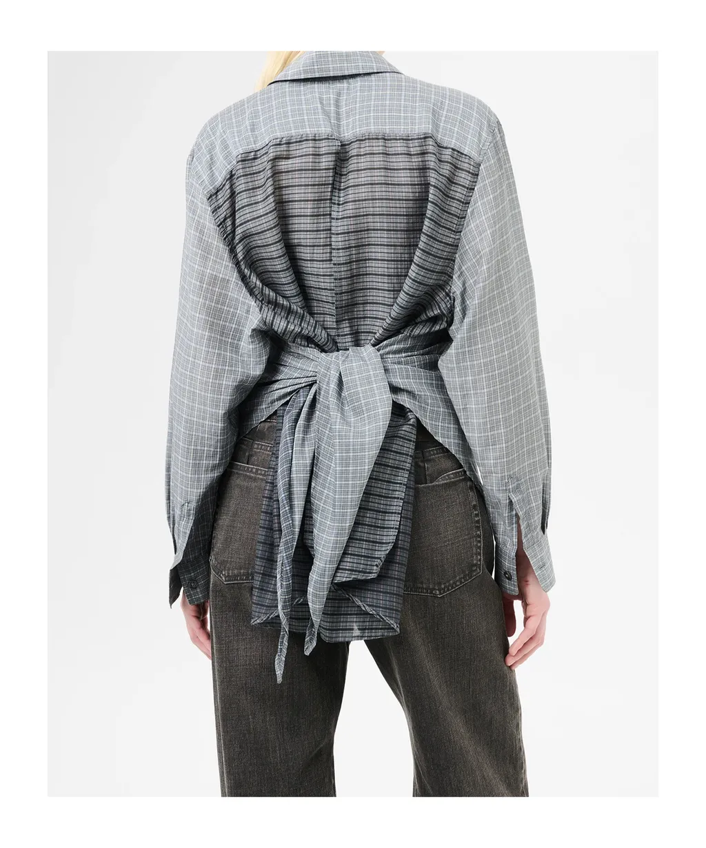 Apron Checked Shirt