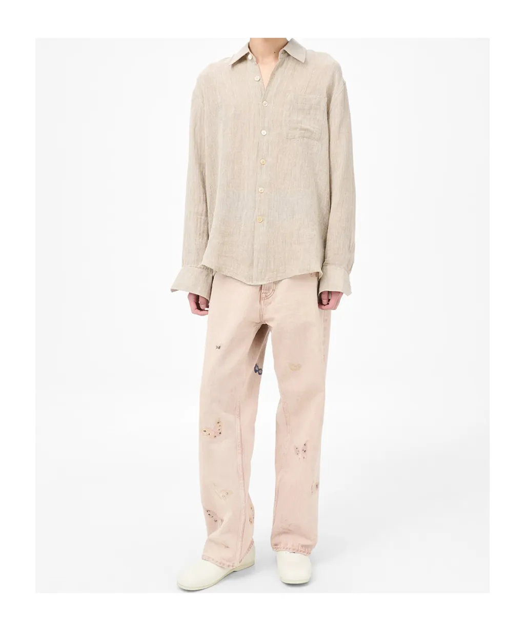 Above Long-Sleeved Shirt
