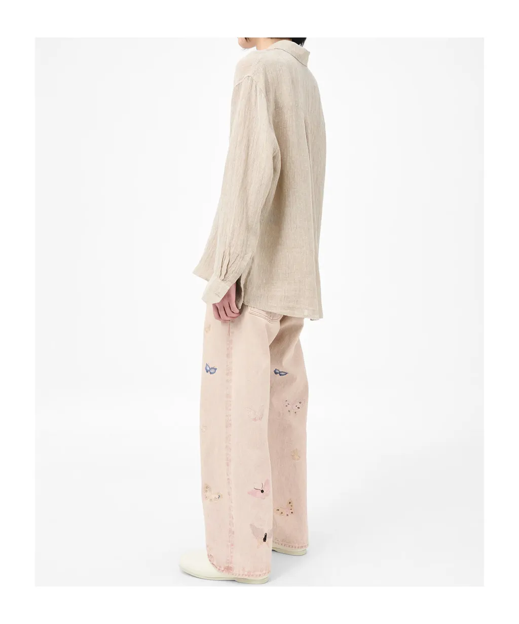Above Long-Sleeved Shirt