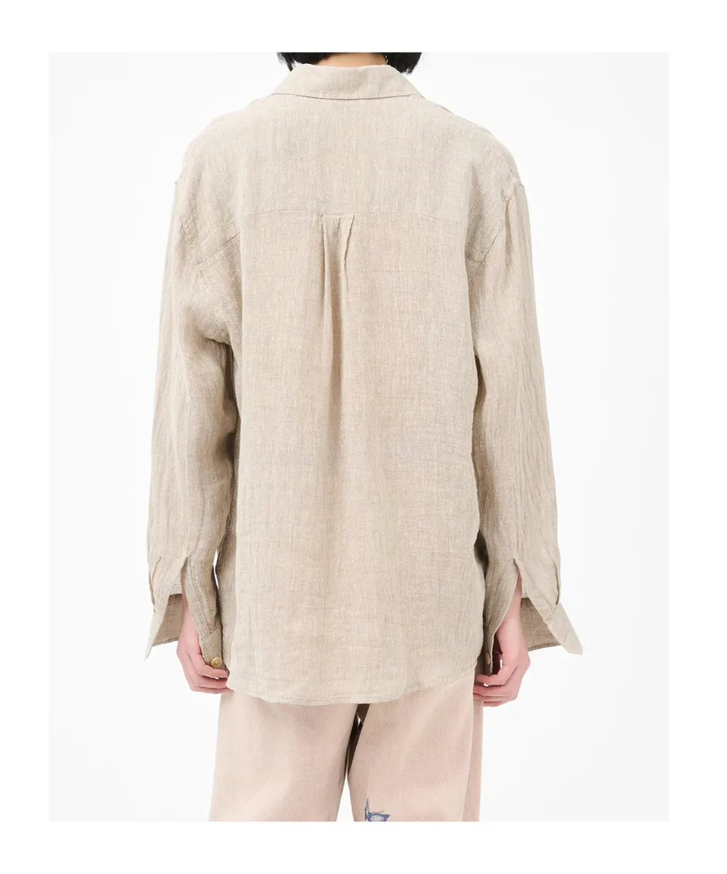 Above Long-Sleeved Shirt