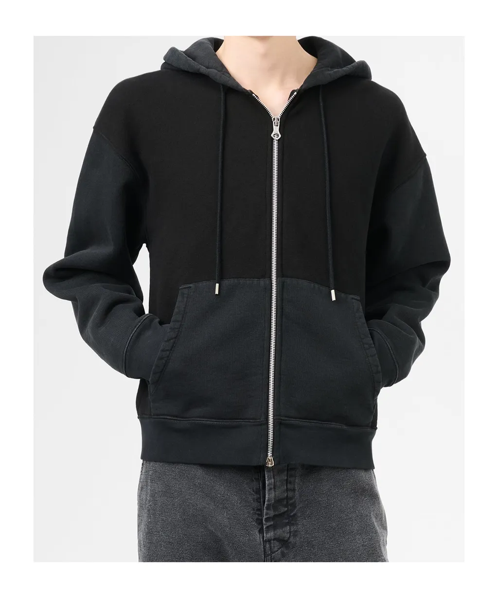 Hooded Zip-Up Sweater