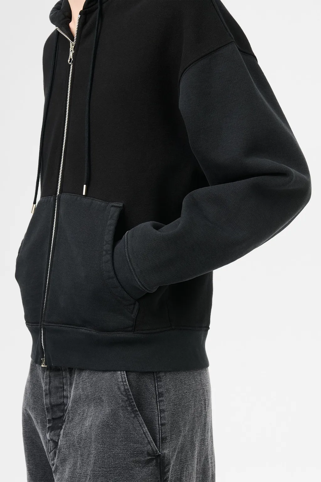 Hooded Zip-Up Sweater
