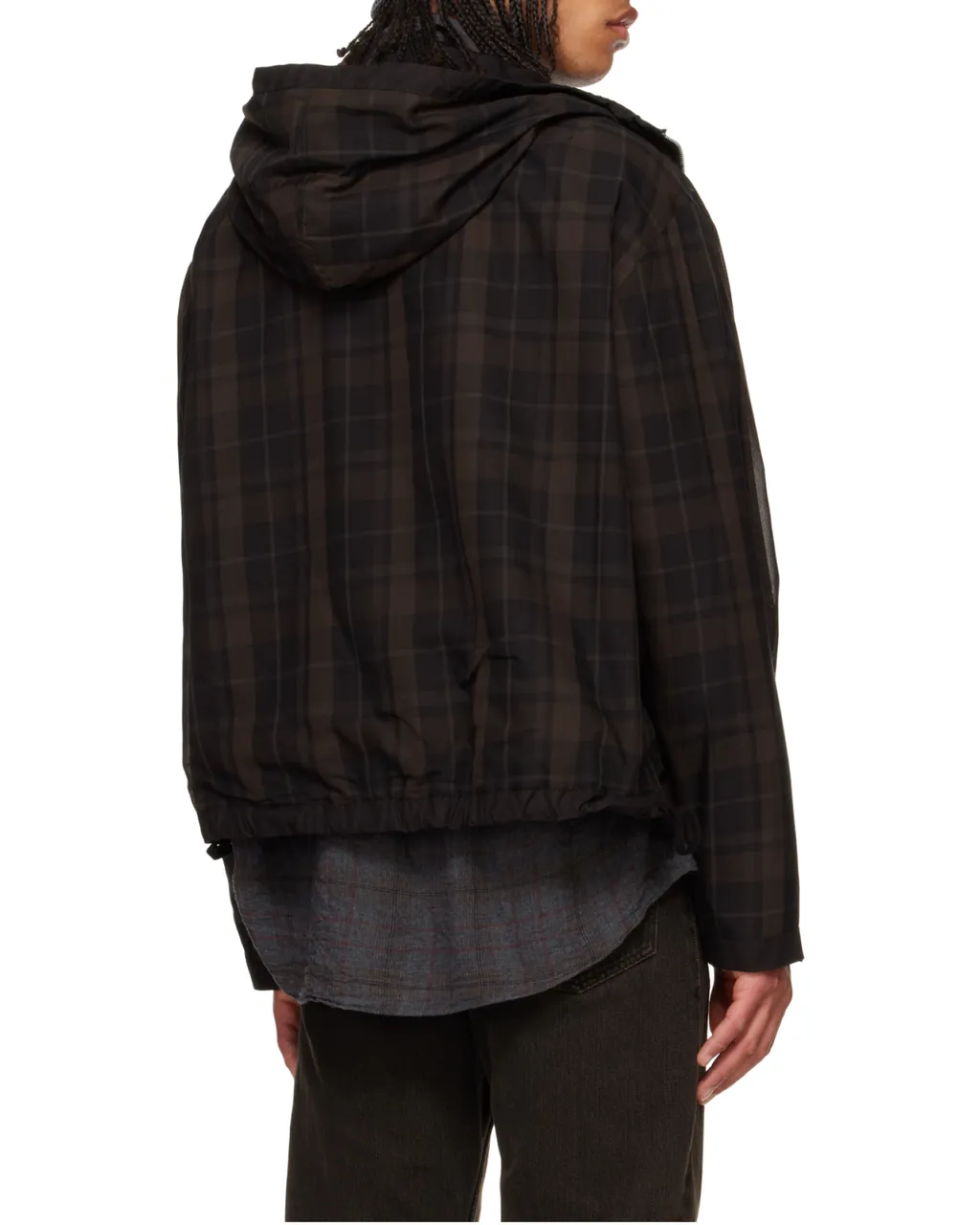 Check Hooded Jacket