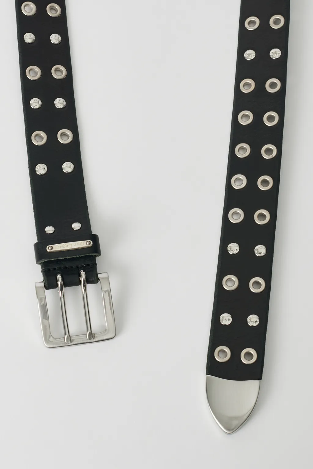 Studded Double Buckle Belt