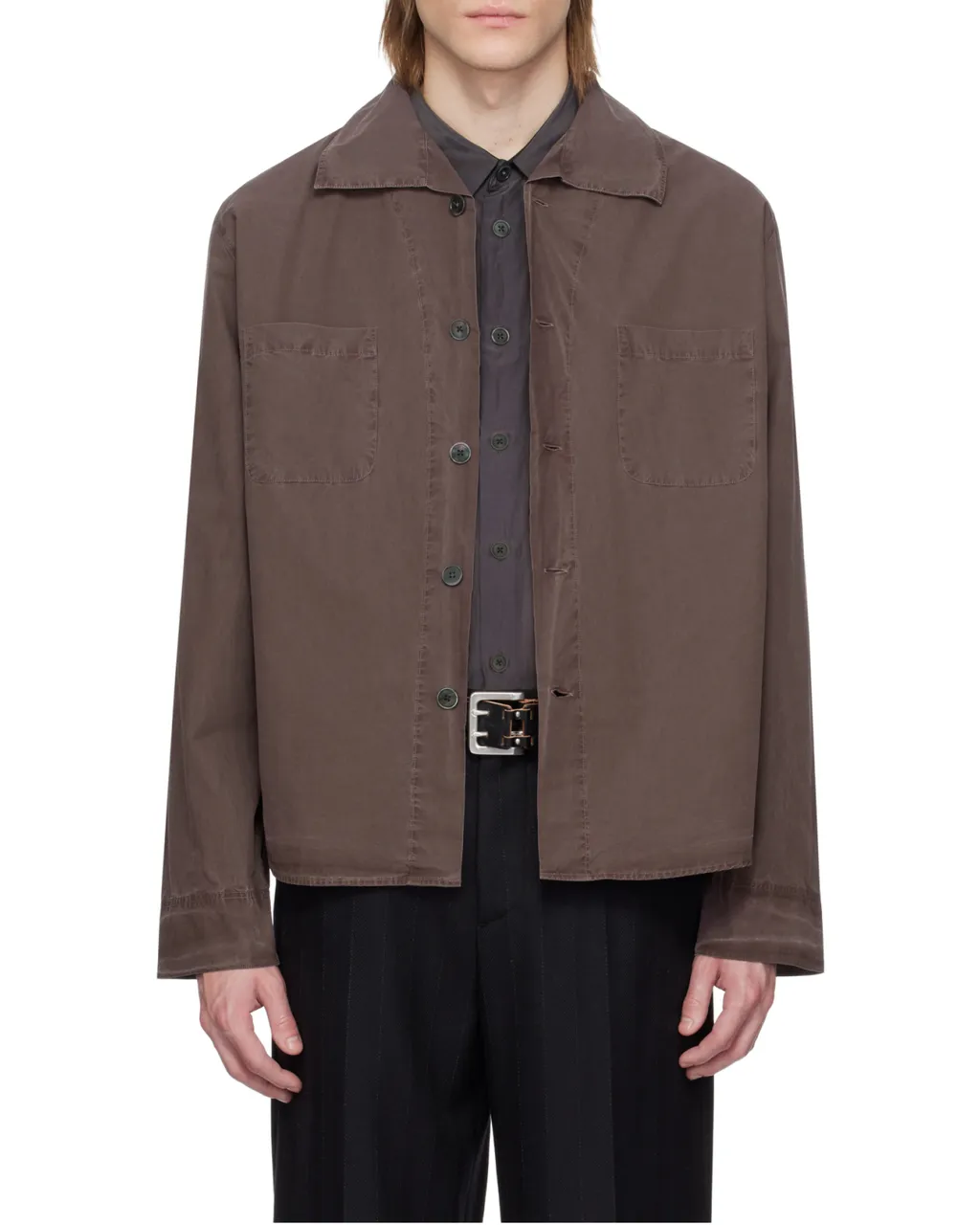 Funnel Collar Shirt