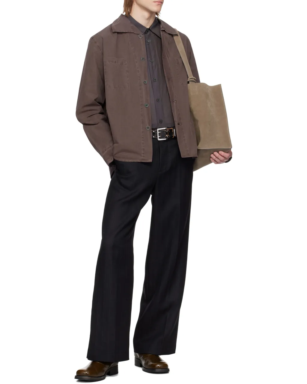 Funnel Collar Shirt