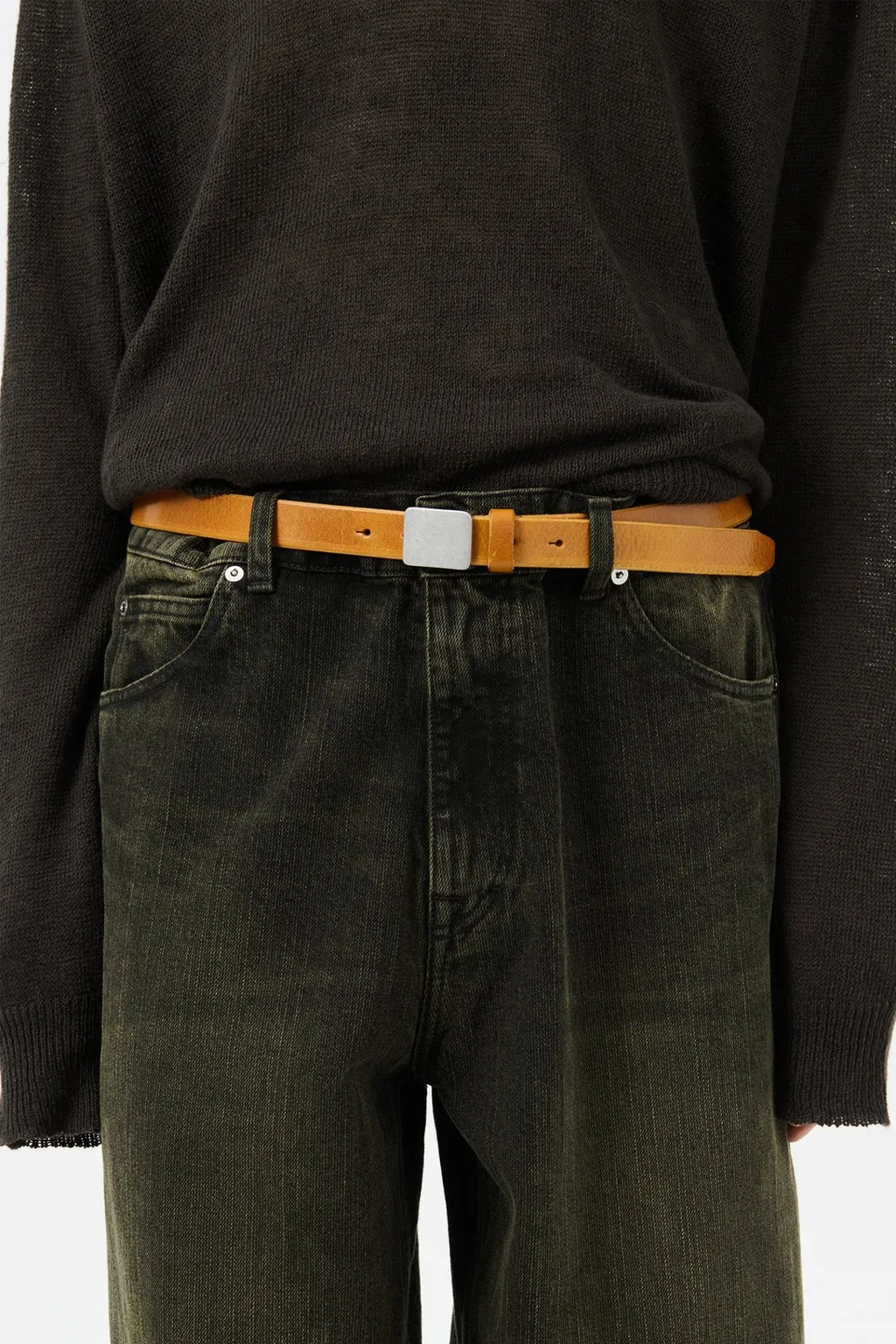 Square Buckle Belt