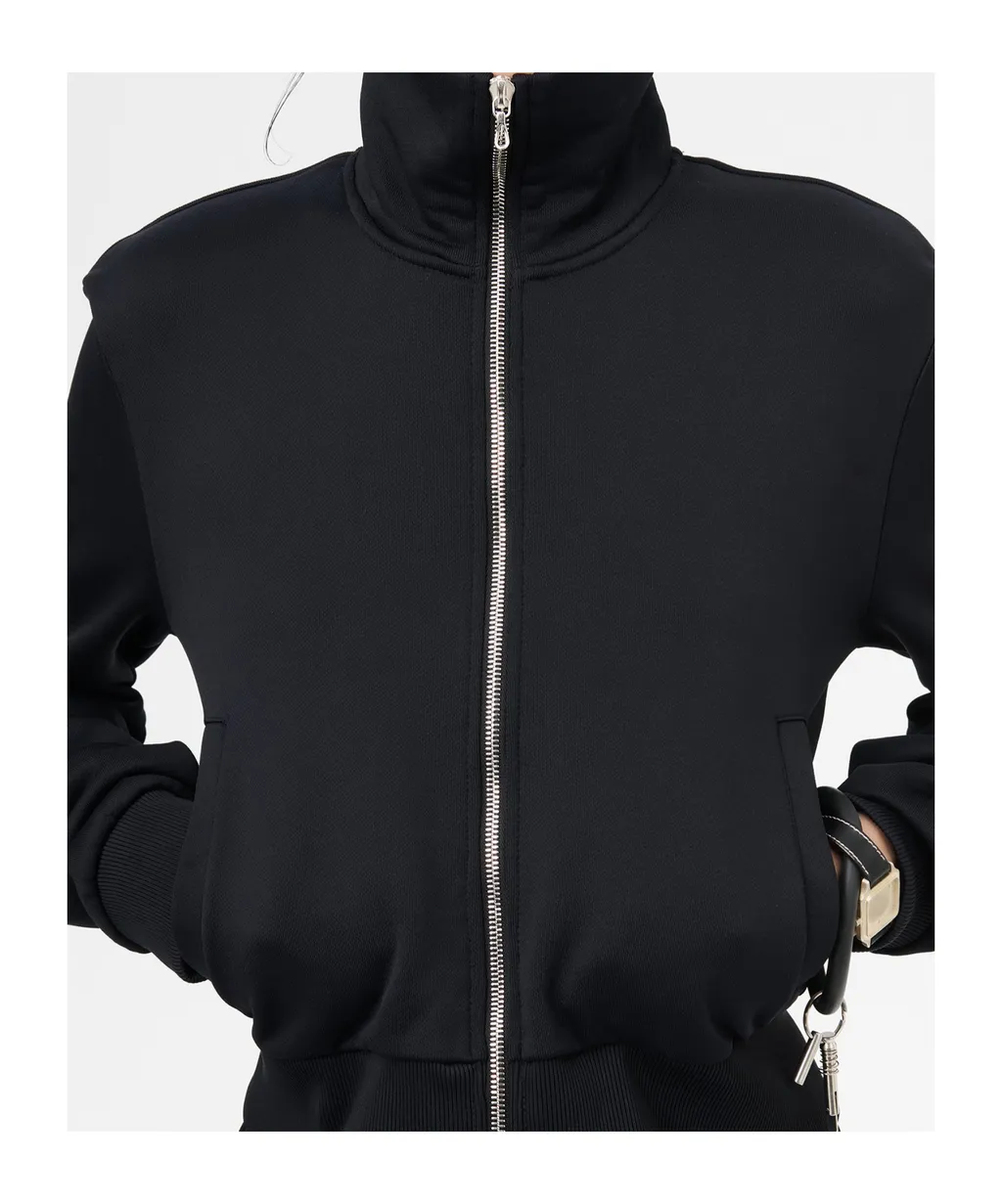Spread-Collar Cardigan