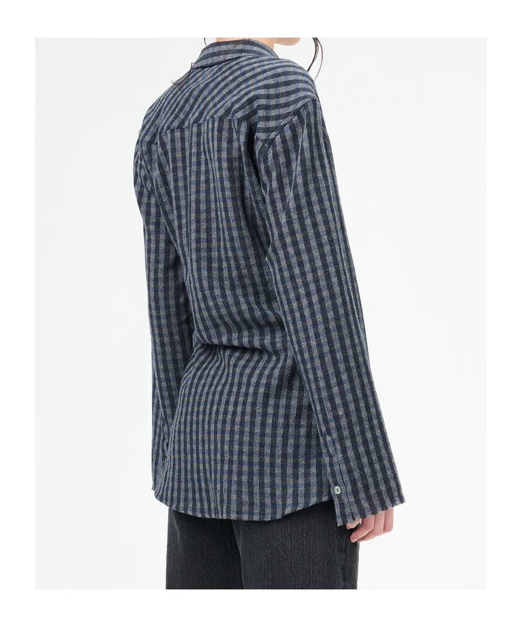 Daisy Checked Buttoned Shirt