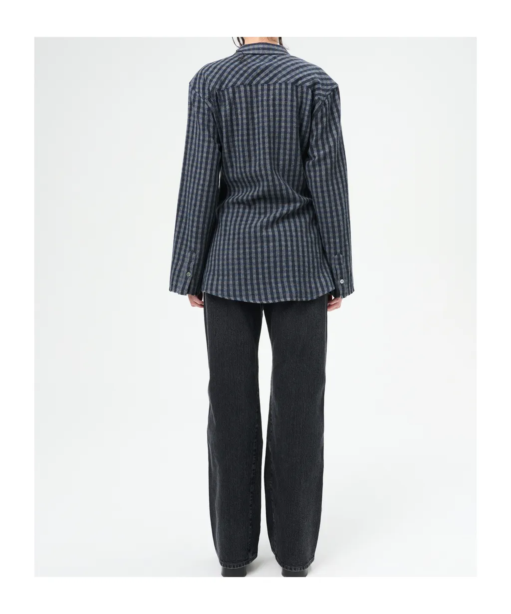 Daisy Checked Buttoned Shirt