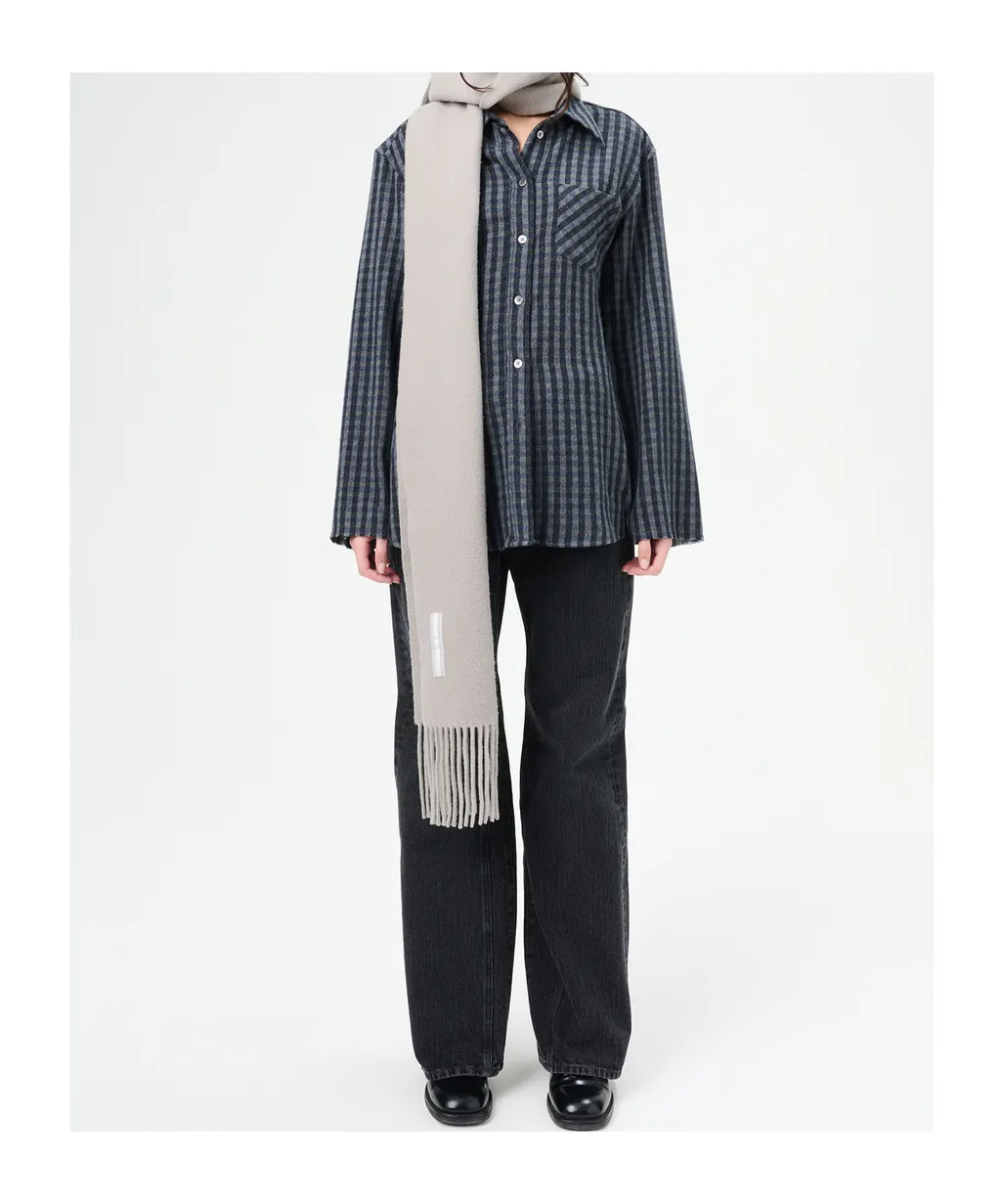 Daisy Checked Buttoned Shirt