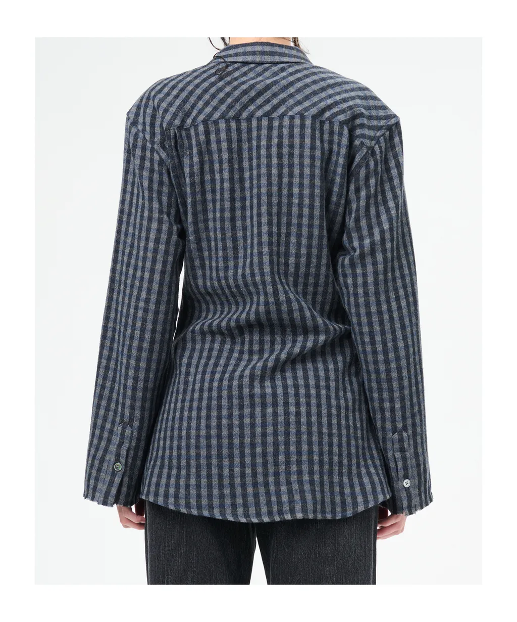 Daisy Checked Buttoned Shirt