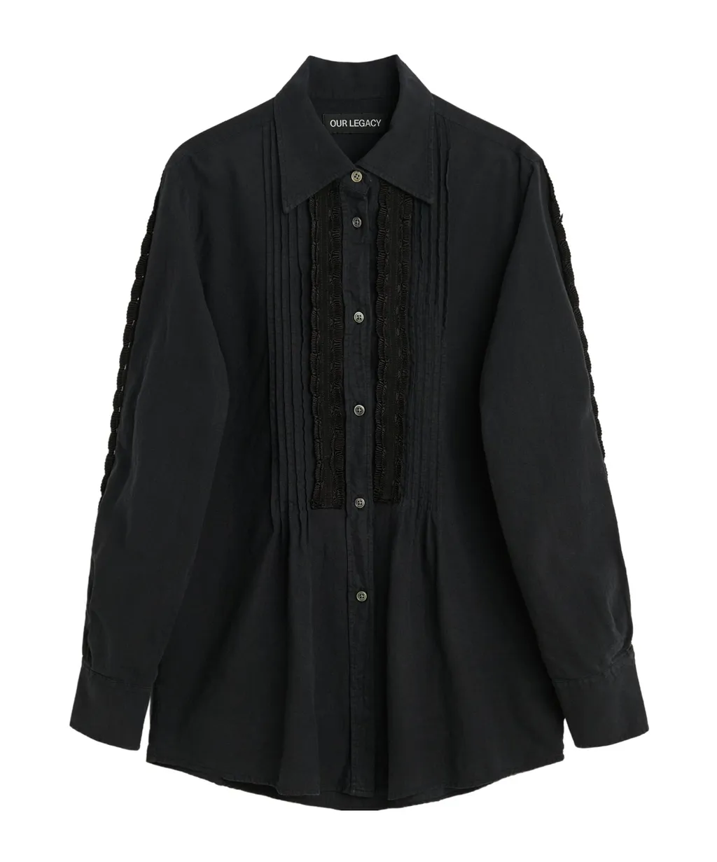 Sincere Pleated Shirt