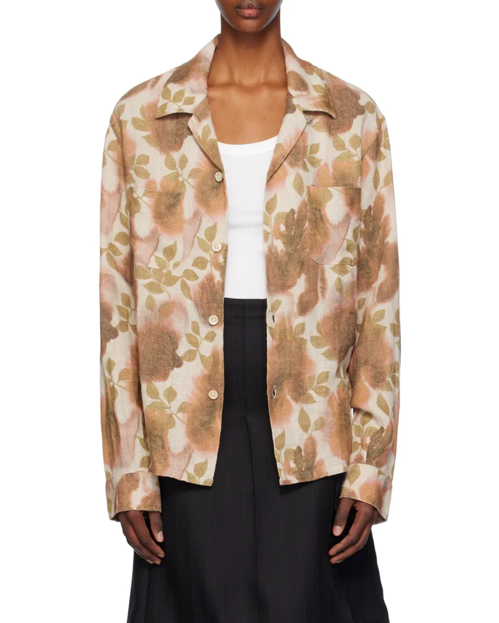 Heusen Flower Printed Buttoned Shirt