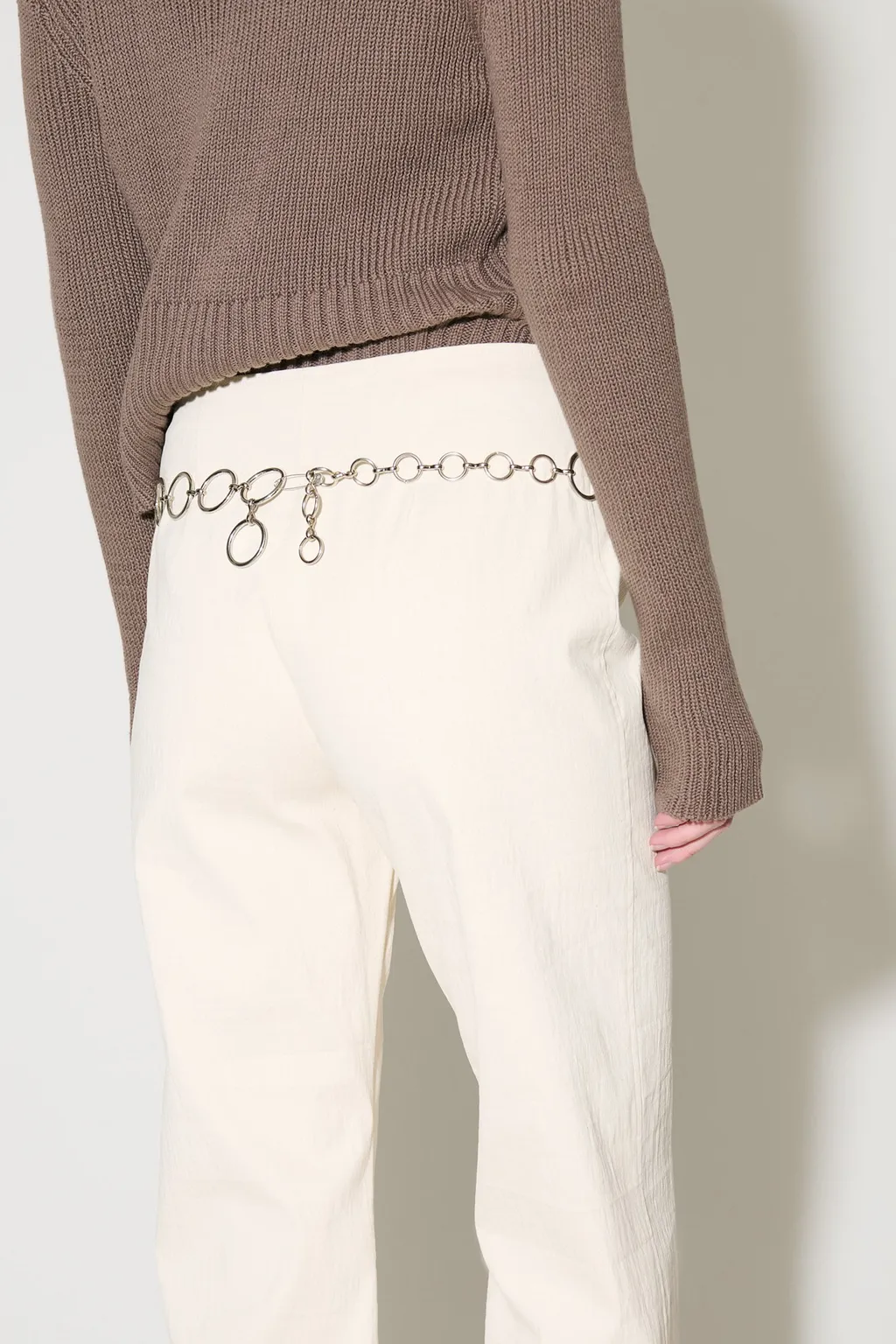 High-Waisted Casual Pants