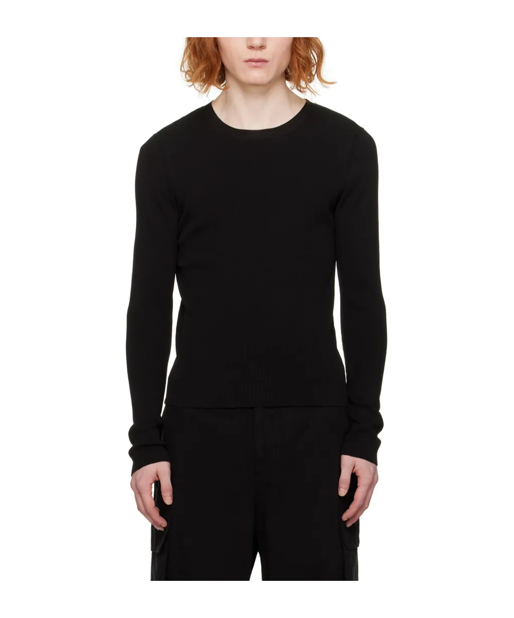 Rib Round Neck Sweater