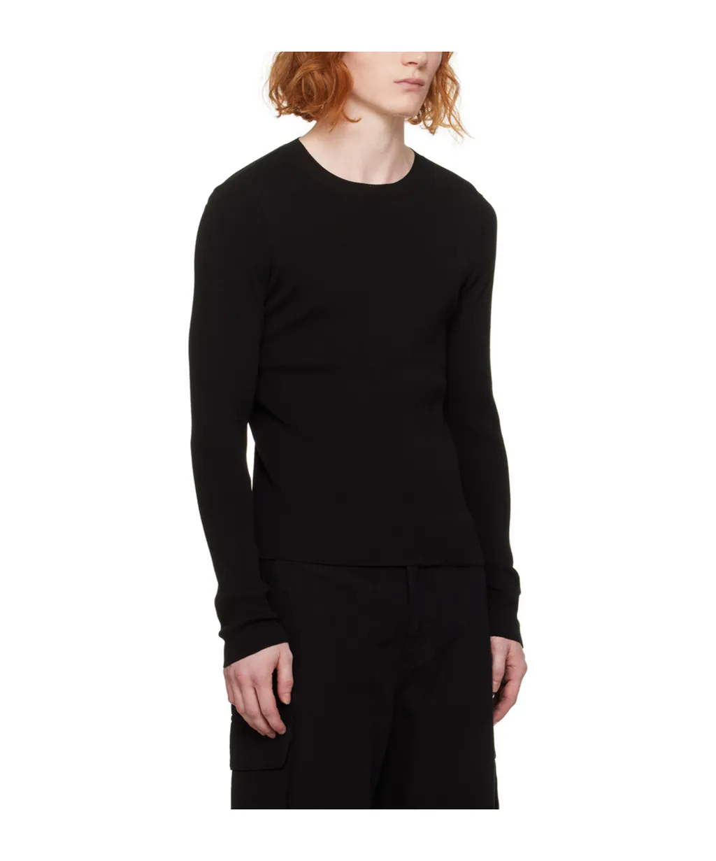 Rib Round Neck Sweater