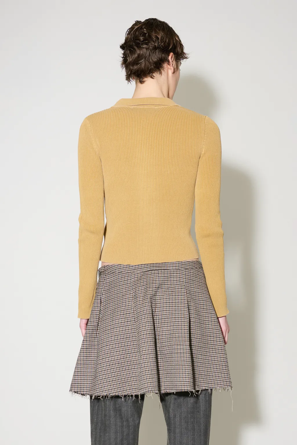 Mazzy Ribbed Polo Cardigan