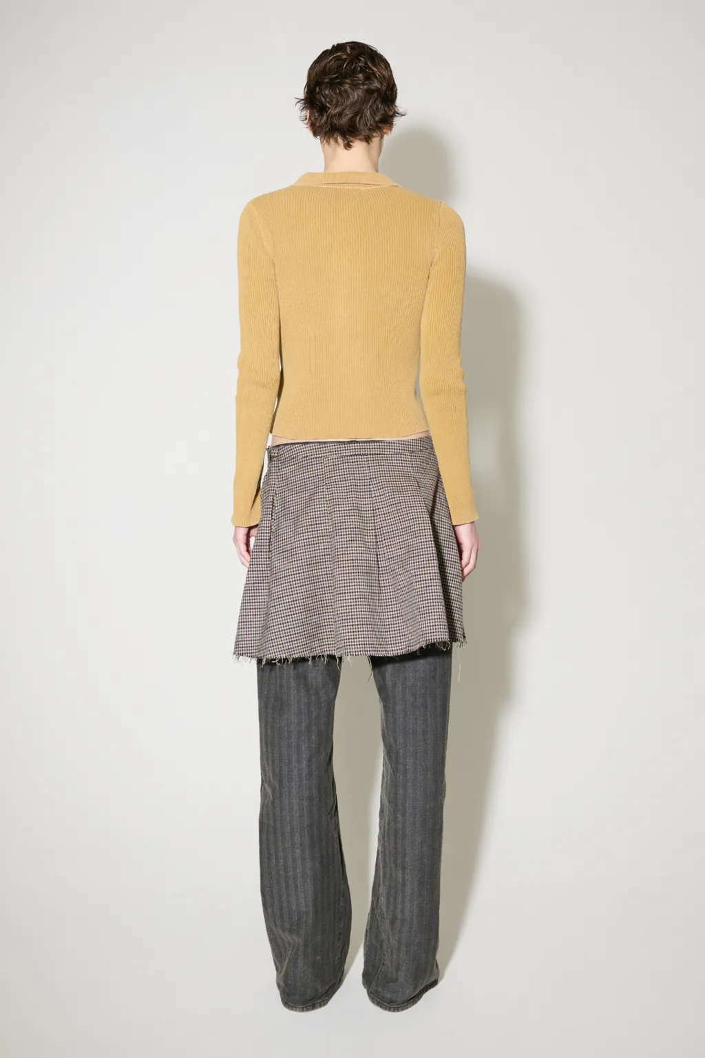Mazzy Ribbed Polo Cardigan